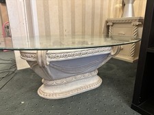 3 Piece Set Tv Cabinet Coffee Table And Drawers Roman Stone Style Cream Beige