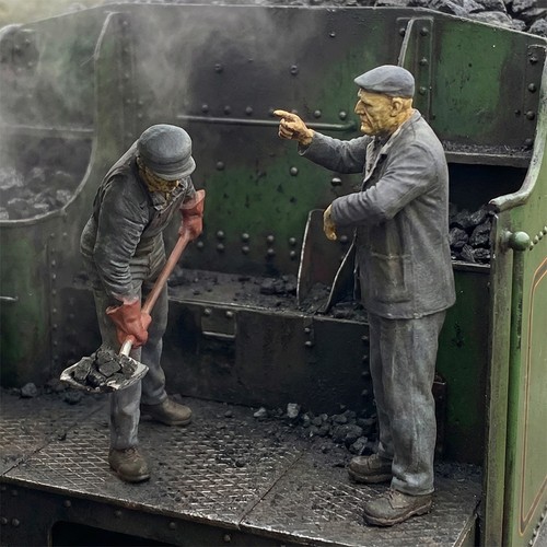 Fg50 steam locomotive crew - steam,