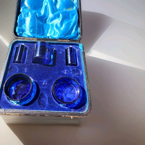 Vintage colbalt blue glass - colbalt,