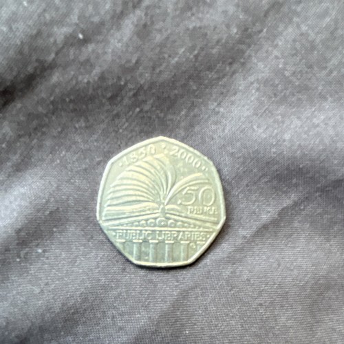 2000 50p public libraries - uk,