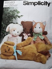 POSEABLE PLUSH ANIMALS by Simplicity