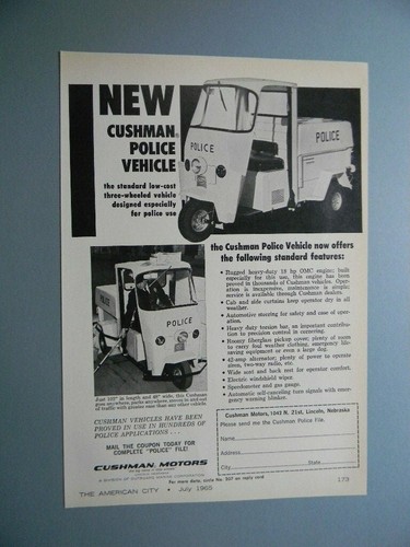 1965 cushman police - 1965,