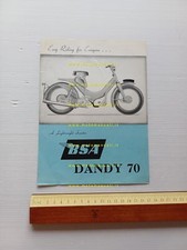 1955 BSA Dandy 70 Original