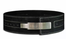 Weight Lifting Lever Buckle Gym 10MM Powerlifting Back Support Inzer Style Belt