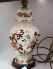 Mason's Ironstone Red Mandalay Ceramic Lamp Light 38cm Working
