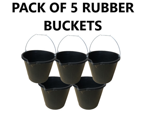 Gallon 14l rubber bucket - 3,