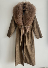 Shaggy Faux Fur Distressed