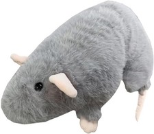 Jumbo Rat Plush Pillow-15.6Inch Soft Stuffed Animal with Ultra-Soft Plush Fabric