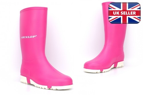 Dunlop girls wellington boots - girls,