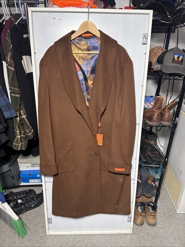 Tallia men brown vicuna long - brown,