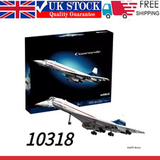 10318 MOC Concorde Supersonic Airbus Building Blocks – Airplane Model Set