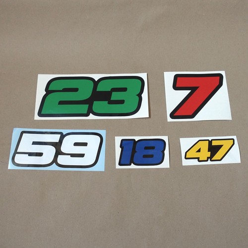 Custom race number vinyl - custom,