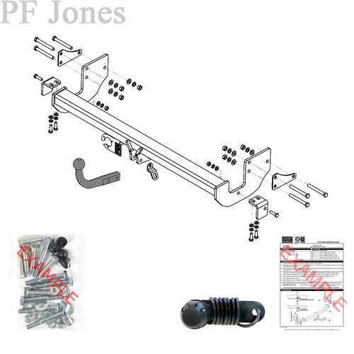 Pct towbar for mercedes vito - towbar,