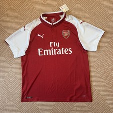 NEW Genuine XL Puma Arsenal 2017 17/18 Home Shirt Red White Kit BNWT