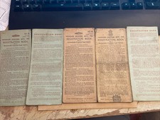 Vintage Car Log Book RF60  ..CHOICE OF OVER 30 Memorabilia  SUFFIX  REGISTRATION