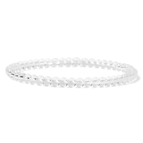 Natural crystal quartz 4mm - natural,