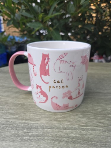 Ceramic cat person mug - ceramic,