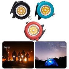 Rechargeable Keychain Flashlight for Work with Magnetic Clip and Strong Light