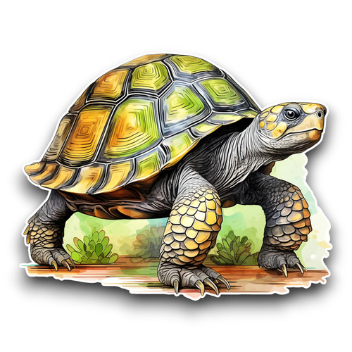 Beautiful tortoise watercolour - beautiful,