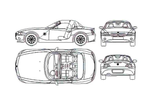 Photo blueprint bmw e86 - photo,