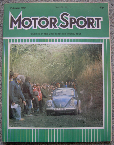 Motor sport feb 1981 reliant - motor, 1981,