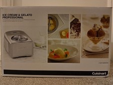 Cuisinart ICE100BCU 1.5L Compressor Ice Cream & Gelato Pro Maker 150W Silver”
