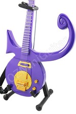 Miniature Guitar Prince Purple