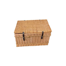 Large Wicker Storage Trunk