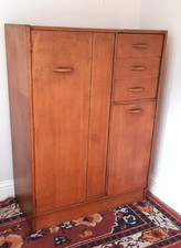 Vintage G-Plan Low Wardrobe Dressing Cabinet Compactum Mid Century