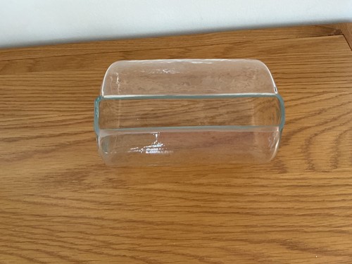 Heavy glass loaf tin shaped - heavy,