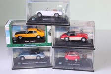 JOB LOT OF FIVE CARARAMA 1:72 CARS - FORD CAPRI, AUSTIN HEALEY ETC
