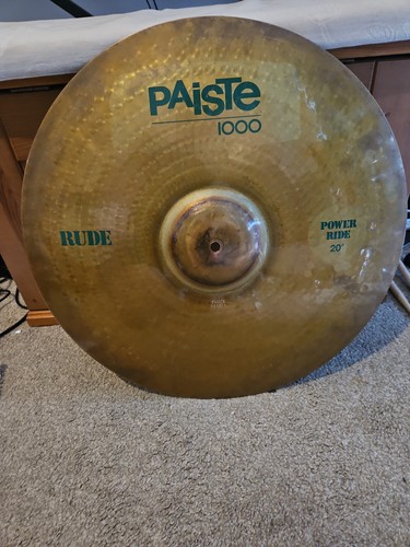 Vintage paiste 1000 rude - paiste,