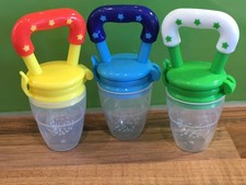Iceblueor 3pcs Fruit Dummy Pacifier Fresh Food Fruit Feeders, Baby