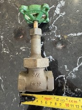 Rare Vintage Hattersley bronze globe gate valve,, with break union, 3/4 pn32