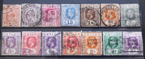 Ceylon 1903 kgv used - ceylon,