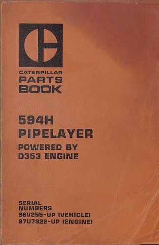 Caterpillar 594h pipelayer - 594h, &