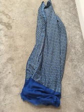 New Large Women Square Satin Silk Scarf Via Maqueda Camicie Handmade In Sicily