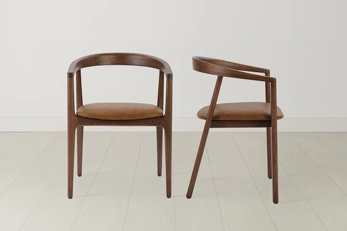 Swyft dining chair - 01, walnut-