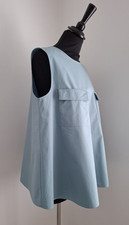 COS teal blue cotton