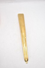 Vintage solid brass shoe - solid,