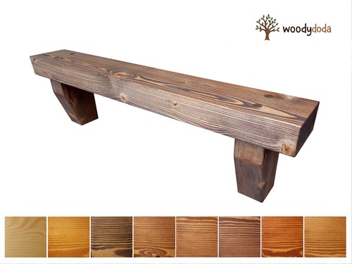 Mantle piece beam - solid, pine