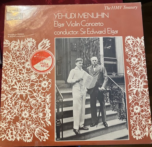 Yehudi menuhin elgar - menuhin, violin