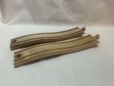 Wooden Train Track Ascending
