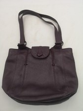 Hotter Plum Leather Tophandle Handbag
