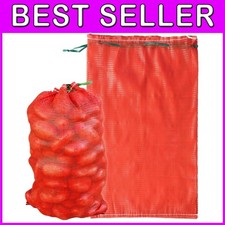 300 Extra Large Reusable Mesh Produce Bags - 21” x 32” for Vegetables & Firewood