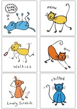 Purple Ronnie handmade mini