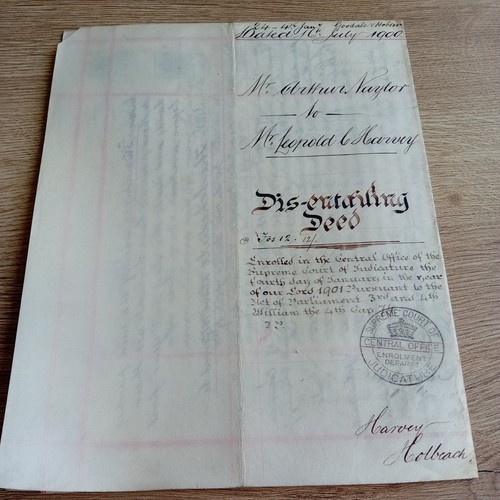 1900 indenture deed good - ,