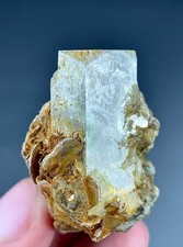 Aquamarine Crystal With Mica