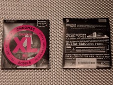 D'Addario ECB81-5 Chromes Flatwound 5-String Bass strings 45-132 - New unopened 
