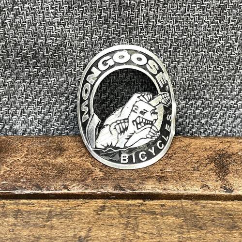 Vintage mongoose bmx headbadge - vintage,